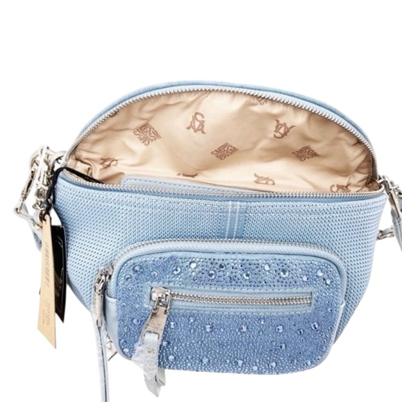 🆕{Steve Madden} Bmaxima Multi Crystals Cross Body Sling Bag - Picture 10 of 12